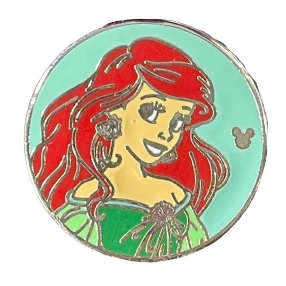 Disney Ariel Trading Pin Hidden Mickey Little Mermaid Lapel Pin Badge Brooch Pin - Picture 1 of 6